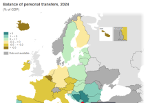 Emigrantët dhe ata që punojnë përkohësisht jashtë dërguan 2.1 miliardë euro në Shqipëri në 2024-n