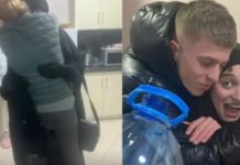 FOTO/ Eva Dumani shpëton nga kampet e Sirisë, përqafimi i parë me nënën dhe vëllanë pas ardhjes në Shqipëri