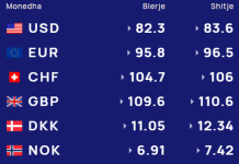 Këmbimi valutor/ Çfarë po ndodh sot me monedhat e huaja? Me sa po blihen dhe shiten dollari dhe euro