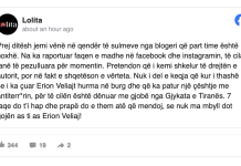 Ahmed Kalaja sulm ndaj faqes ‘Lolita’, i pezullon llogaritë në Instagram dhe Facebook