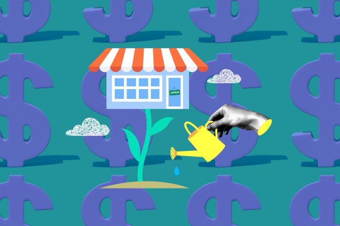 Small business development concept